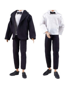 Conjunto de Boda E-TING para Muñecas con Velo y Traje 2