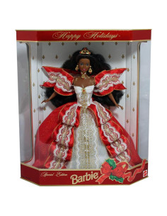 Barbie Felices Fiestas 1997 Mattel Afroamericana 35cm