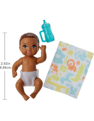 Accesorios para Cambio de Pañal Barbie Babysitters Inc. - Muñeca Bebé