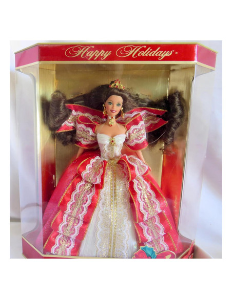 Muñeca Barbie Felices Fiestas 1997 Mattel 10 Aniversario