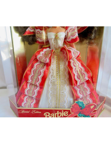 Muñeca Barbie Felices Fiestas 1997 Mattel 10 Aniversario