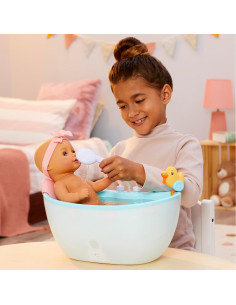 Bañera Iluminada Musical BABY born con Ducha Automática 43 cm 2