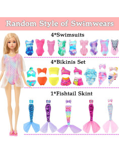 Conjunto de Trajes de Baño para Muñecas 40 Piezas Mxzqxw 2