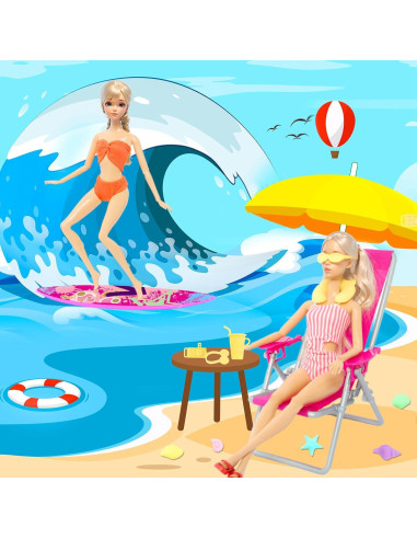 Conjunto de Trajes de Baño para Muñecas 40 Piezas Mxzqxw