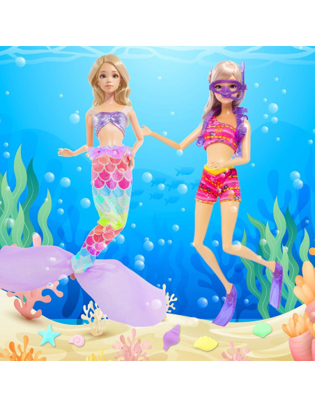 Conjunto de Trajes de Baño para Muñecas 40 Piezas Mxzqxw