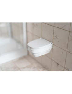 Inodoro para muñecas 1/6 BJD 30 cm kit de bricolaje sin pintar 2