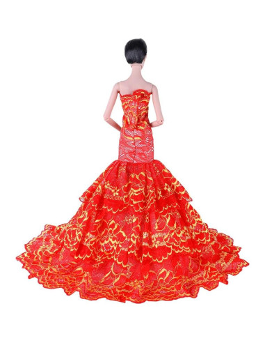 Vestido de Boda para Muñeca QueBan 27.94-29.97 cm 2 Piezas