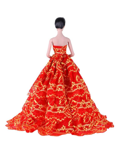 Vestido de Boda para Muñeca QueBan 27.94-29.97 cm 2 Piezas