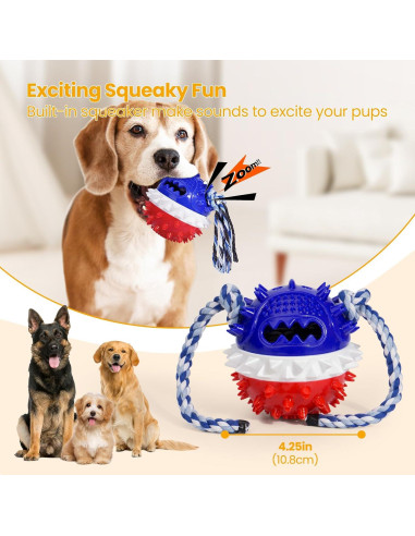 Juguete rompecabezas para perros HGB azul 10x11 cm