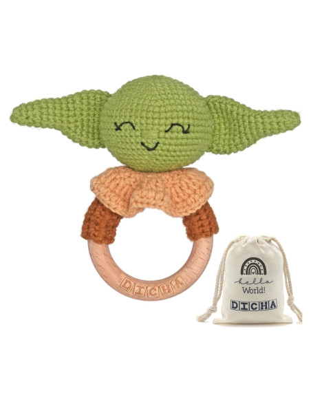 Sonajero de Madera DICHA para Bebés - Mordedor y Juguete