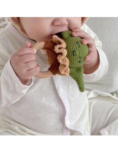 Sonajero de Madera DICHA para Bebés - Mordedor y Juguete 2