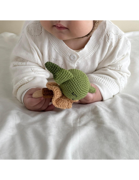 Sonajero de Madera DICHA para Bebés - Mordedor y Juguete