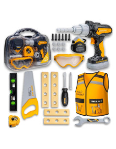 Juego de Herramientas para Niños TOMLEON con Maletín 0.68kg