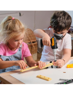 Juego de Herramientas para Niños TOMLEON con Maletín 0.68kg 2