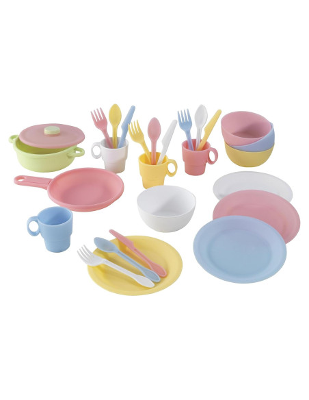Juego de cocina 27 piezas KidKraft pastel para niños