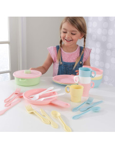 Juego de cocina 27 piezas KidKraft pastel para niños 2