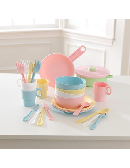 Juego de cocina 27 piezas KidKraft pastel para niños
