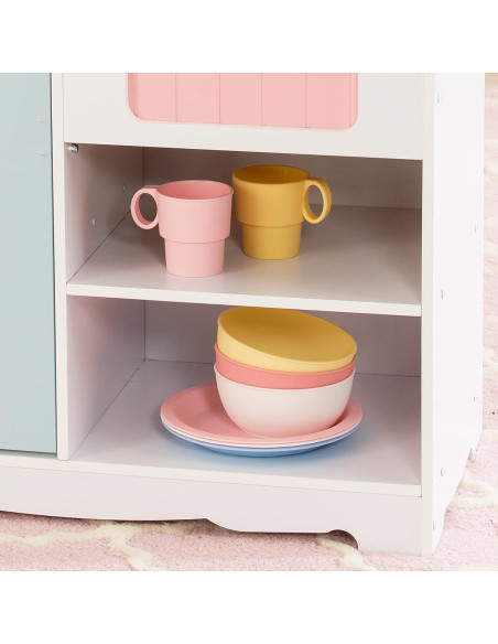 Juego de cocina 27 piezas KidKraft pastel para niños