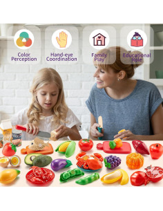 Juego de Comida de Imaginación 78Pc LAUGIGLE para Niños 2