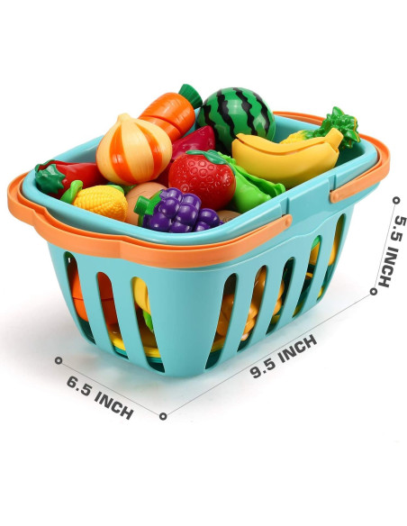 Juego de Comida de Corte 70 PCS LESUTER para Niños