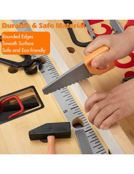 Juego de herramientas de juguete ABC 28 piezas para niños