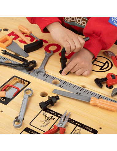 Juego de herramientas de juguete ABC 28 piezas para niños