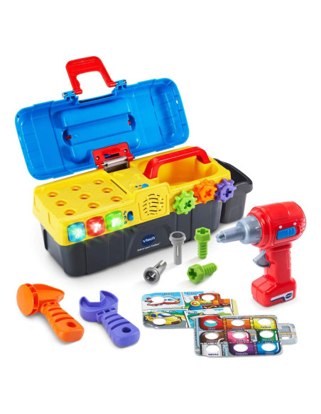 Caja de Herramientas Aprendiendo VTech con Taladro Juguete