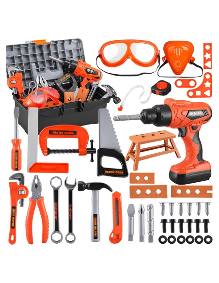 Juego de Herramientas para Niños Zealous Toys 48 Piezas