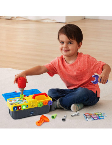 Caja de Herramientas Aprendiendo VTech con Taladro Juguete