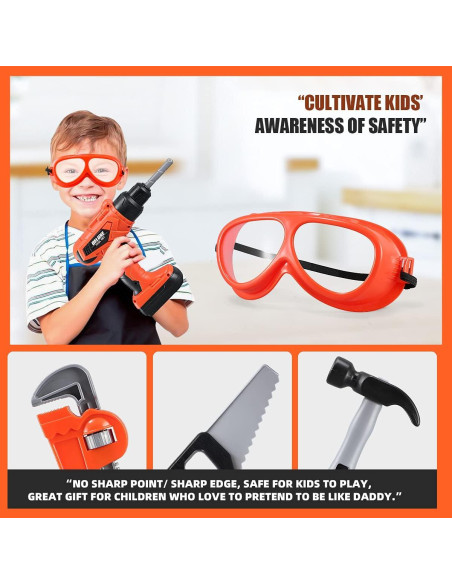 Juego de Herramientas para Niños Zealous Toys 48 Piezas