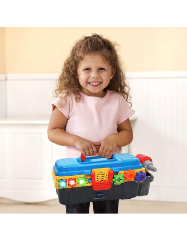 Caja de Herramientas Aprendiendo VTech con Taladro Juguete