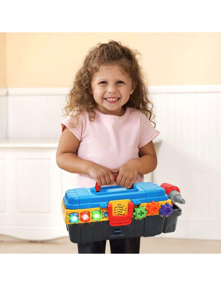 Caja de Herramientas Aprendiendo VTech con Taladro Juguete