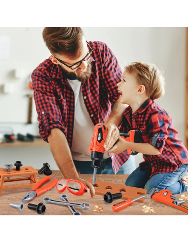 Juego de Herramientas para Niños Zealous Toys 48 Piezas