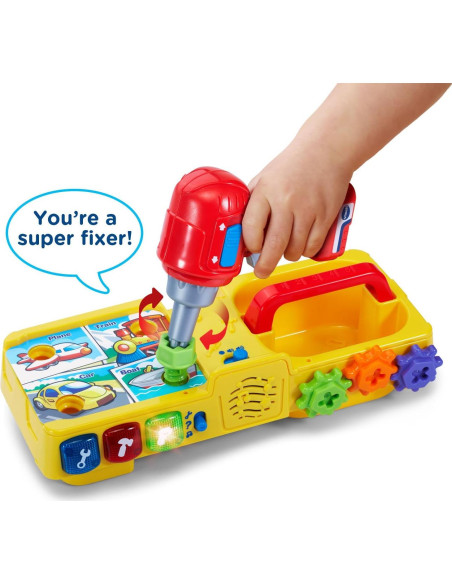Caja de Herramientas Aprendiendo VTech con Taladro Juguete