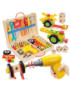 Juego de Herramientas de Madera LACCHOUFEE 44 Piezas