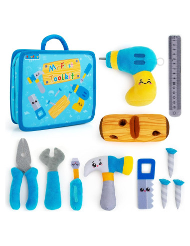 Set de herramientas de peluche Teytoy para bebés 1-5 años