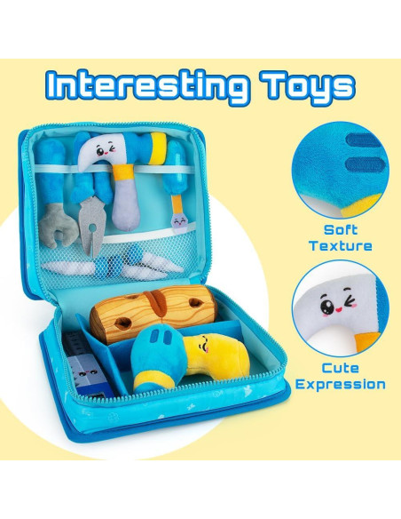 Set de herramientas de peluche Teytoy para bebés 1-5 años