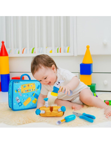 Set de herramientas de peluche Teytoy para bebés 1-5 años