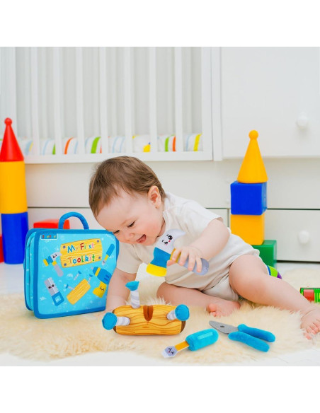 Set de herramientas de peluche Teytoy para bebés 1-5 años