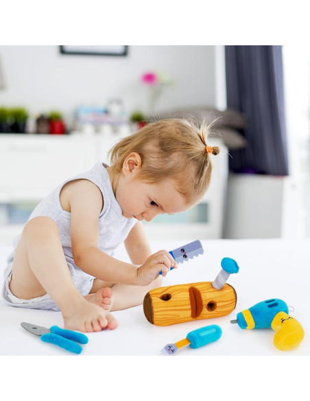 Set de herramientas de peluche Teytoy para bebés 1-5 años