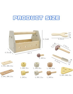 Kit de Herramientas Montessori para Niños - Juguete Educativo 2