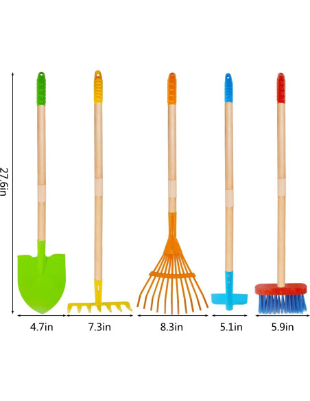 Juego de Herramientas de Jardín para Niños CHEERBANK 5PCS