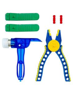 Kit de herramientas de bloques TACYILLU con martillo y alicates