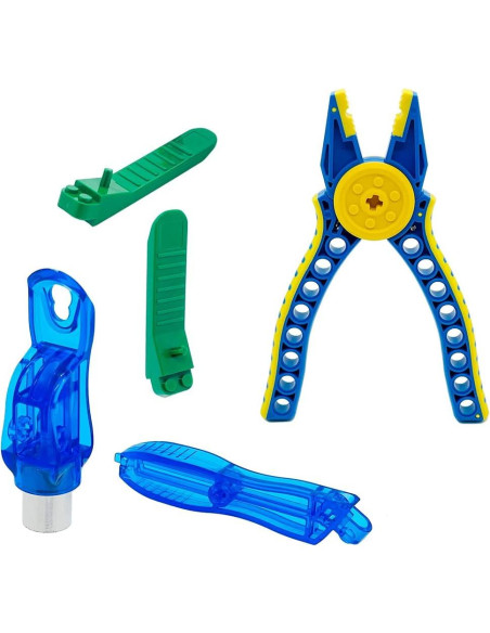 Kit de herramientas de bloques TACYILLU con martillo y alicates