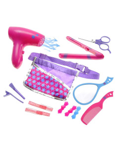 Conjunto de Estilismo de Cabello PowerTRC 13 Piezas para Niñas