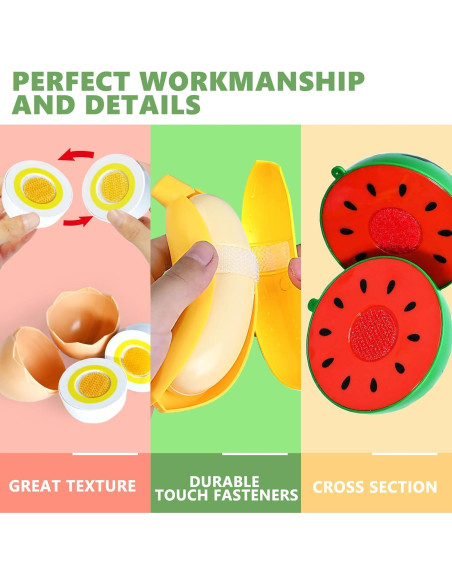 Juego de Comida de 100 Piezas para Niños - Juguete de Cocina