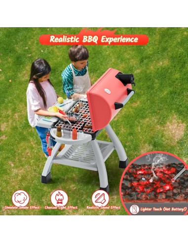 Juego de Parrilla BBQ Maysida para Niños 3 a 7 Años