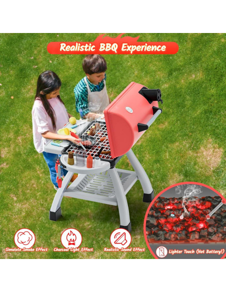 Juego de Parrilla BBQ Maysida para Niños 3 a 7 Años