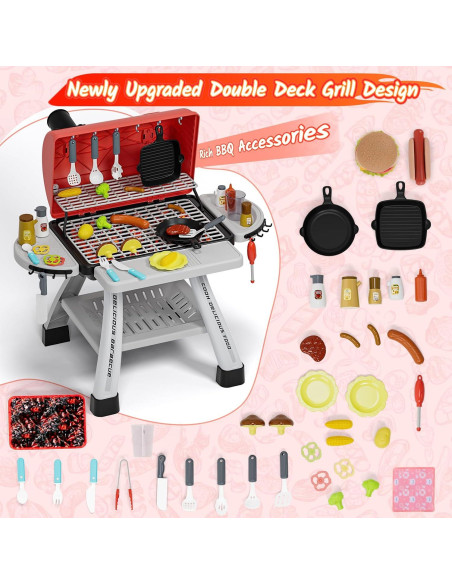 Juego de Parrilla BBQ Maysida para Niños 3 a 7 Años