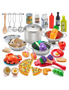 Set de Cocina para Niños Kidsciety 52 Piezas Utensilios